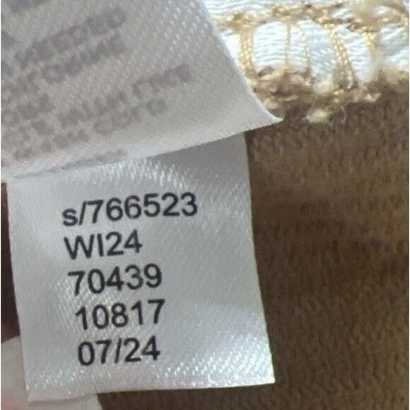 NWT LOFT The Straight High Rise Tan Brown Corduroy Pants Petite Womens Size 30 - Picture 13 of 14